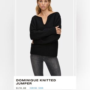 SOLD OUT ONLINE New Black Sweater by ALIGNE